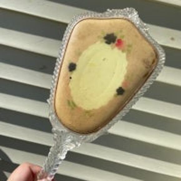 Vintage Plastic Ornate Hand Mirror - Picture 5 of 8